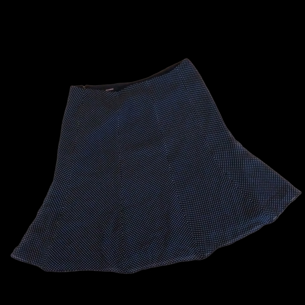 Express Black and White polkadot Skirt